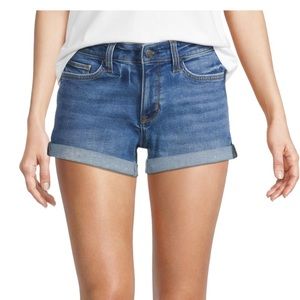 Arizona jean company cuffed denim shorts